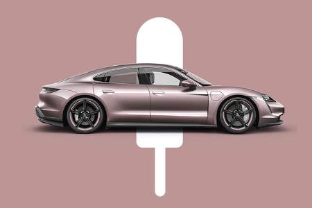 Porsche Eis am Stil