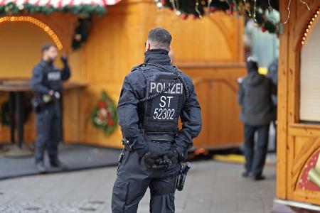Auch die Polizei zeigte Präsenz. 