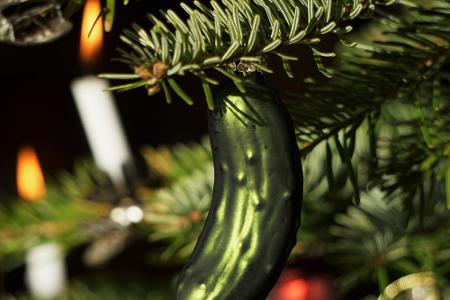 Weihnachtsgurke in den USA