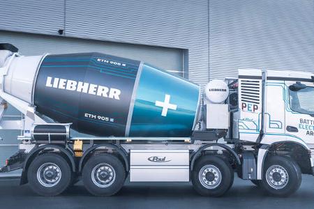 Elektro Betonmischer Mercedes Arocs Paul Liebherr
