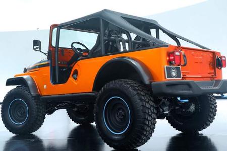 Jeep CJ Surge, Ram Backcountry, Ram TRX Gold Shot Concepts SEMA 2022