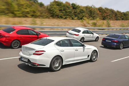 Alfa Romeo Giulia, Audi A4, Genesis G70, Mercedes-Benz C-Klasse