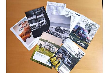 Preisentwicklung in der Reisemobilbranche - Preislisten