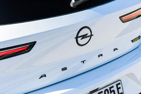 Opel Astra GSe, Heck