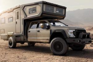Pick-Up-Truck mit bösem Look