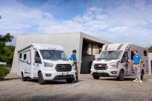 Zwei schlanke Transit-Vans im Vergleichstest