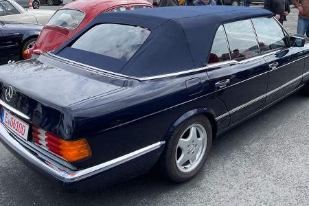 Mercedes 500 SEL W126 Cabrio-Umbau Techno Classica (2023)
