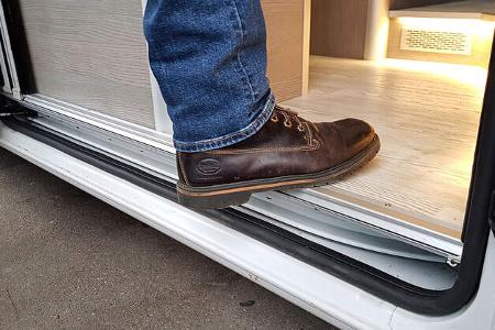 Test Furgok Einstieg in den Wagen