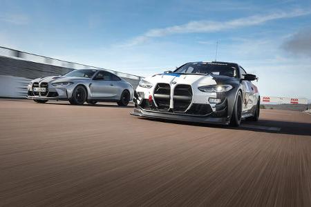 BMW M4 CSL gegen GT4, Rennstrecken-Vergleich
