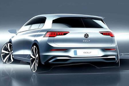 VW Golf Facelift Teaser