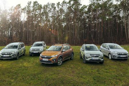 Dacia Modellpalette Dacia Modellpalette