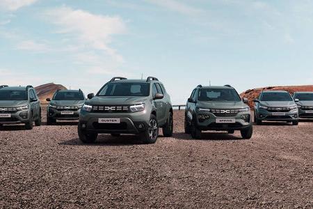 Dacia Modellpalette
