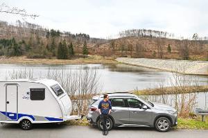Schlichter Wohnwagen für Zwei