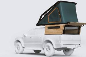Schickes Dachzelt für Pick-ups