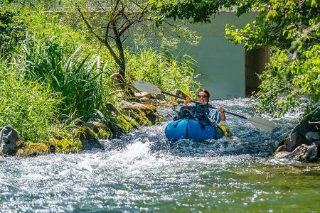 Wasserwandern Fluss i