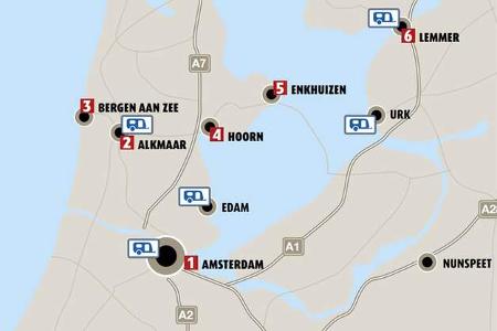 Karte, Amsterdam, Standort, CampingplŠtze