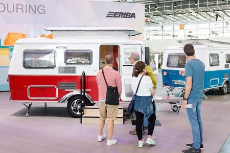 Bicolor, bunte Caravans, Caravan Salon