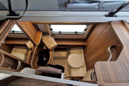 Eriba Touring 642 Bad von oben