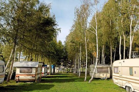 Campingplatz, Wiese, BŠume, CampingwŠgen