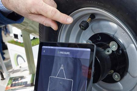 E-Trailer System, Reifendrucksensor
