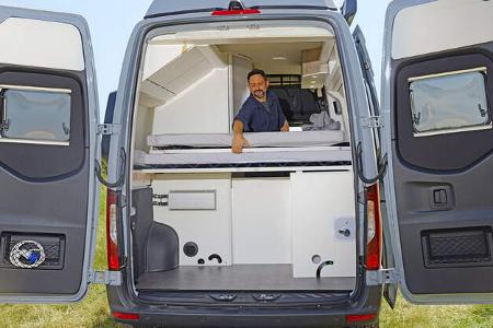 Neuheit Campervan Westfalia James Cook Heckgarage