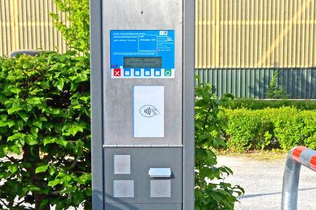 Parkscheinautomat, Kartenzahlung