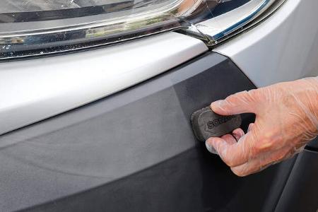 Kunststoffpflege am Reisemobil f
