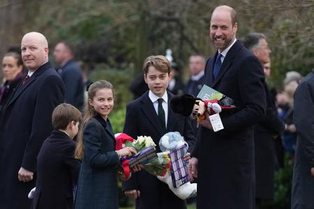 Für Kate und Williams Kinder gab es Geschenke.