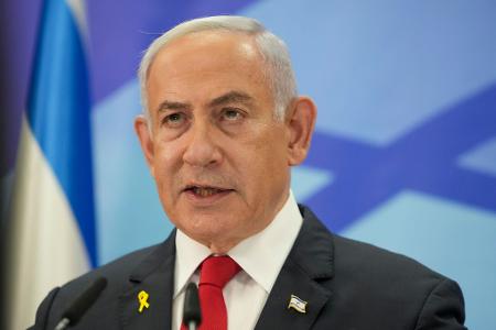 Israels Regierungschef Netanjahu droht den proiranischen Huthi im Jemen harte Schläge an. (Archivbild) 