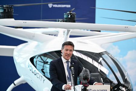 Unternehmenschef Dirk Hoke sieht Volocopter im nationalen und internationalen Wettbewerb 