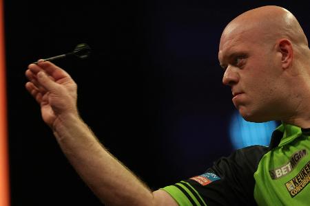 Darts-WM: Van Gerwen zieht ins Viertelfinale ein