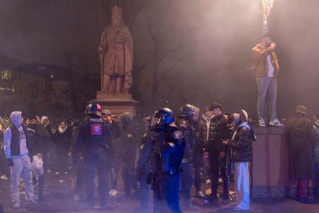 Polizei-Einsätze gab es in Frankfurt.