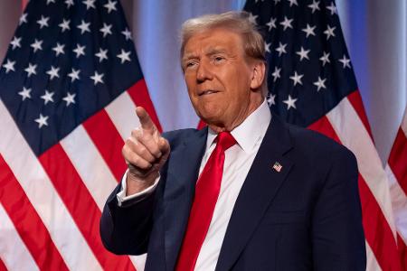 Droht mit Einfuhrzöllen: Der künftige US-Präsident Donald Trump.