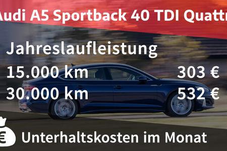 Audi A5 Kosten Realverbrauch