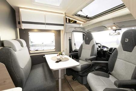 Wohnmobil, Dinette, Fahrersitze