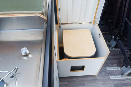 Rocket Camper Base, Toilette 