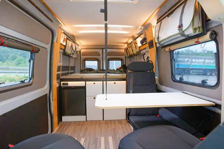 Rocket Camper Base, Grundriss