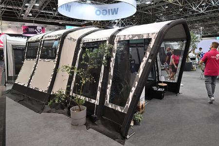Camouflage, Look, Vorzelt, Zeltcaravan, Messe