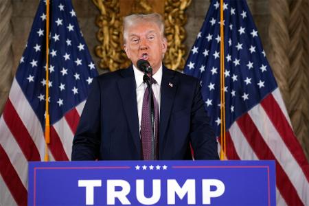 Trump rechnet damit, dass der russische Angriffskrieg in der Ukraine innerhalb von sechs Moanten beendet werden kann. 