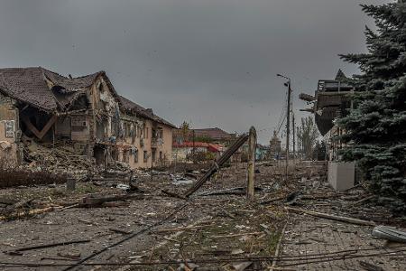 Ukrainische Experten bestätigen Einnahme der Kleinstadt Kurachowe durch russische Truppen. (Archivbild)