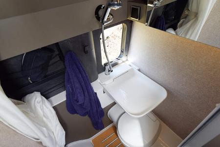 Hymer Grand Canyon, Klappwaschbecken