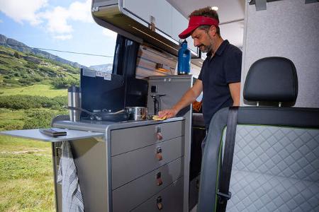 Hymer Grand Canyon, Küche