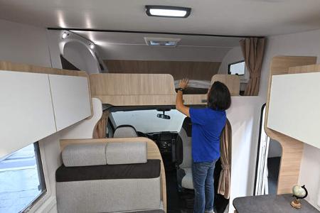 Challenger C 387 (2025) Blick in den Alkoven