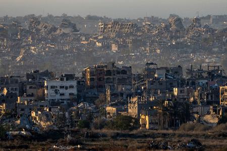 Zerstörte Gebäude sind im Gazastreifen zu sehen. (Archivbild)