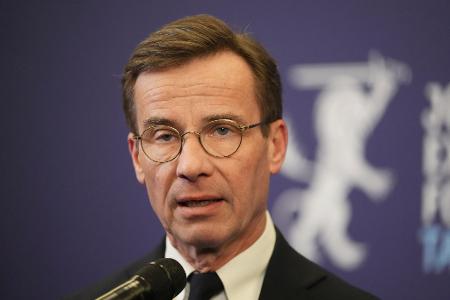 Der schwedische Regierungschef Kristersson will vorsätzliche Beschädigungen an Unterseekabeln in der Ostsee nicht dulden. (Archivbild) Der schwedische Regierungschef Kristersson will vorsätzliche Beschädigungen an Unterseekabeln in der Ostsee nicht dulden. (Archivbild)