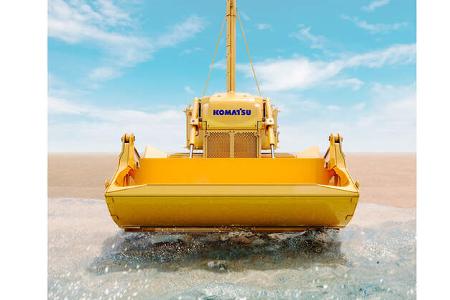 Komatsu Unterwasser Bulldozer Planierraupe