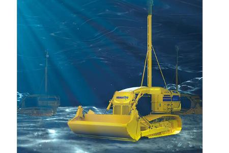 Komatsu Unterwasser Bulldozer Planierraupe