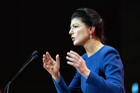 Die BSW-Vorsitzende, Sahra Wagenknecht, spricht von einer 