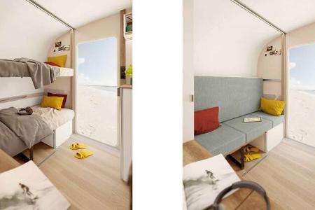 Bug, Couch, Stockbetten
