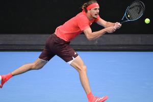 Trotz erstem Satzverlust: Zverev im Viertelfinale
